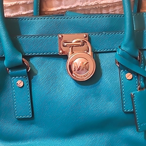 Michael Kors☆ Teal Hamilton Bag & wallet - Picture 4 of 14